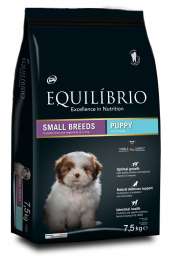Корм Equilibrio сухой корм для щенков малых пород с мясом птицы (7,5 кг)