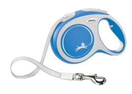 flexi рулетка-ремень для собак, синяя (25кг, 5м)