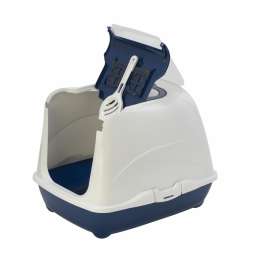 Moderna туалет-домик Flip с угольным фильтром, 50х39х37см, черничный (1,2 кг)