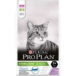 Корм Purina Pro Plan для стерилизованных кошек старше 7 лет, с высоким содержанием индейки (3 кг)