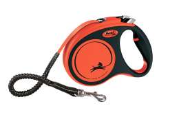 flexi xtreme рулетка-ремень с усиленным поводком для активных собак (35кг, 5м)