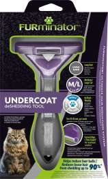 FURminator фурминатор M/L для больших кошек c длинной шерстью (226 г)